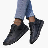 Women's Orthopedic Sneakers – Elastic Panels & Cushioned Sole