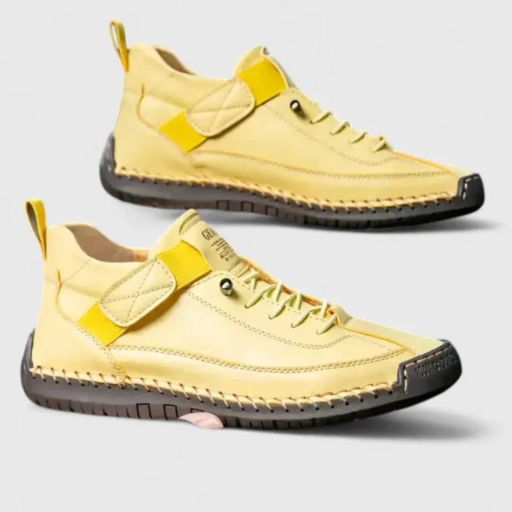 Women's Orthopedic Sneakers – Elastic Panels & Cushioned Sole