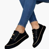 Women's Orthopedic Sneakers – Lace-Up Closure & Cushioned Sole