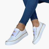 Women's Orthopedic Sneakers – Lace-Up Closure & Cushioned Sole