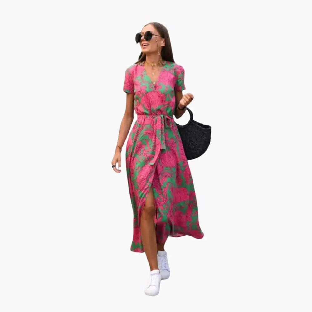 Wrap Dress – Women's, Printed & Waist Belt