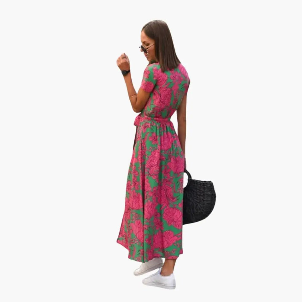 Wrap Dress – Women's, Printed & Waist Belt