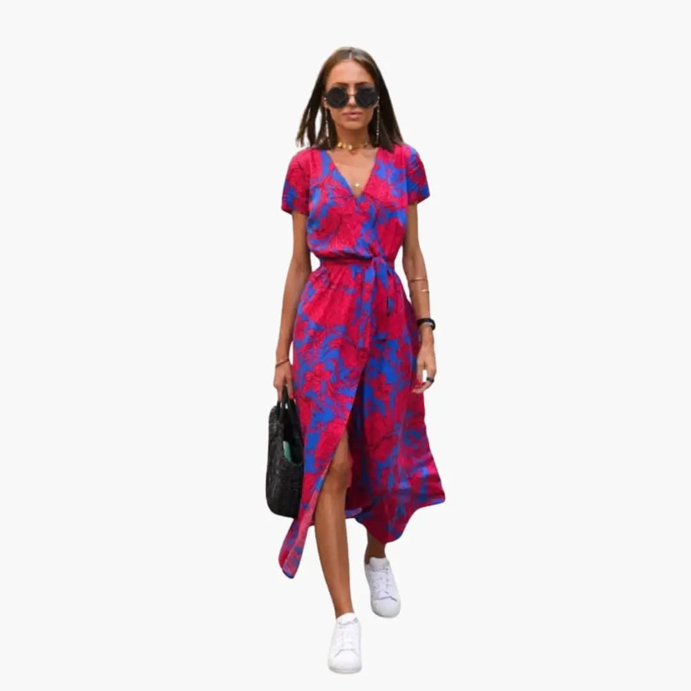 Wrap Dress – Women's, Printed & Waist Belt