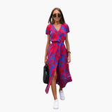 Wrap Dress – Women's, Printed & Waist Belt