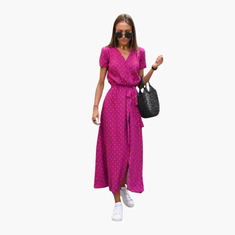 Wrap Dress – Women's, Printed & Waist Belt