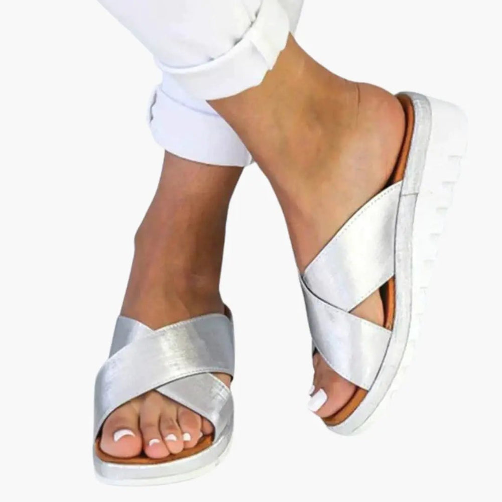 Women's Orthopedic Sandals – Adjustable Straps, Contoured Sole & Textured Outsole