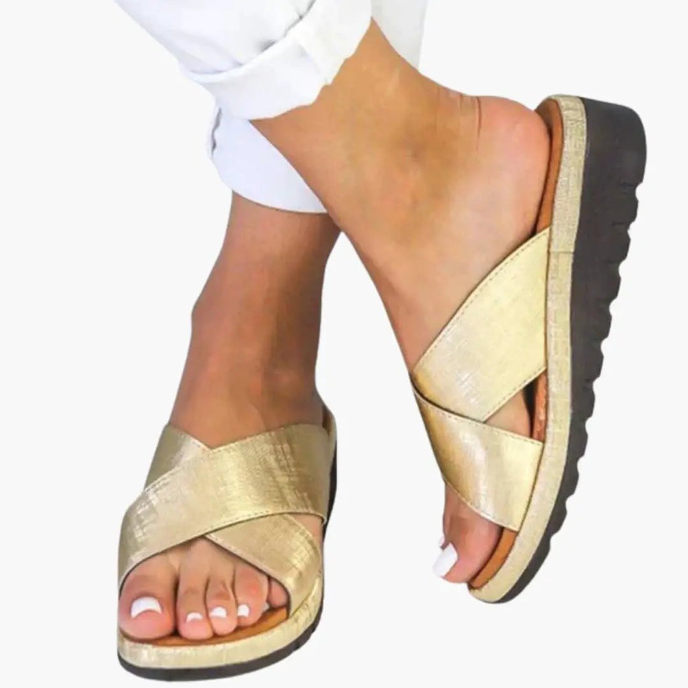 Women's Orthopedic Sandals – Adjustable Straps, Contoured Sole & Textured Outsole