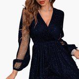 Sequin Dress – Women's, Short & V-Neckline