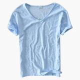 Women's V-Neck T-Shirt – Short Sleeve, Pull-On Style & Straight Fit