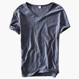 Women's V-Neck T-Shirt – Short Sleeve, Pull-On Style & Straight Fit