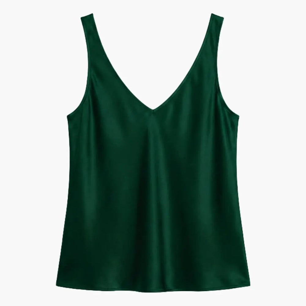 Women's Silk Tank Top – Sleeveless, Lightweight & Machine Washable