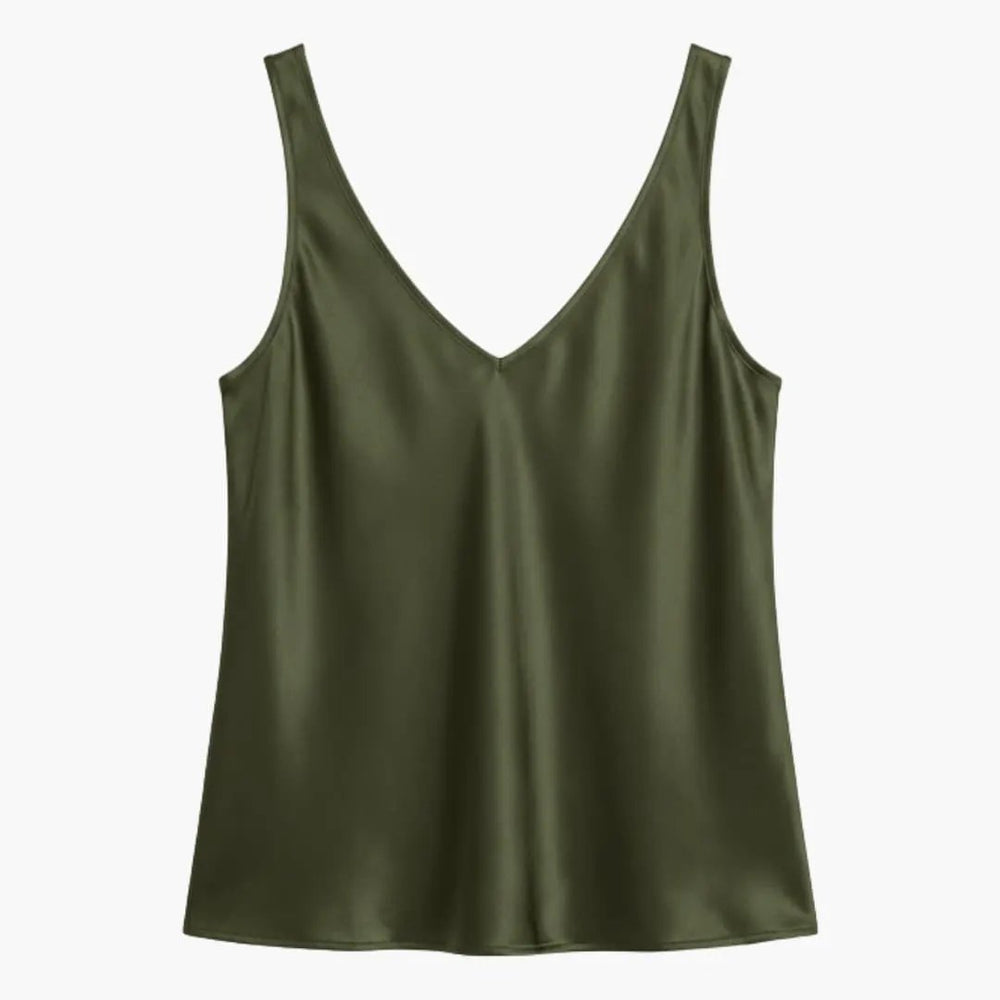 Women's Silk Tank Top – Sleeveless, Lightweight & Machine Washable