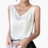 Women's Tank Top – Sleeveless Design, Loose Fit & Woven Fabric