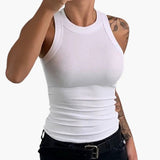 Women's Top – Sleeveless, Breathable Fabric & Slim Fit