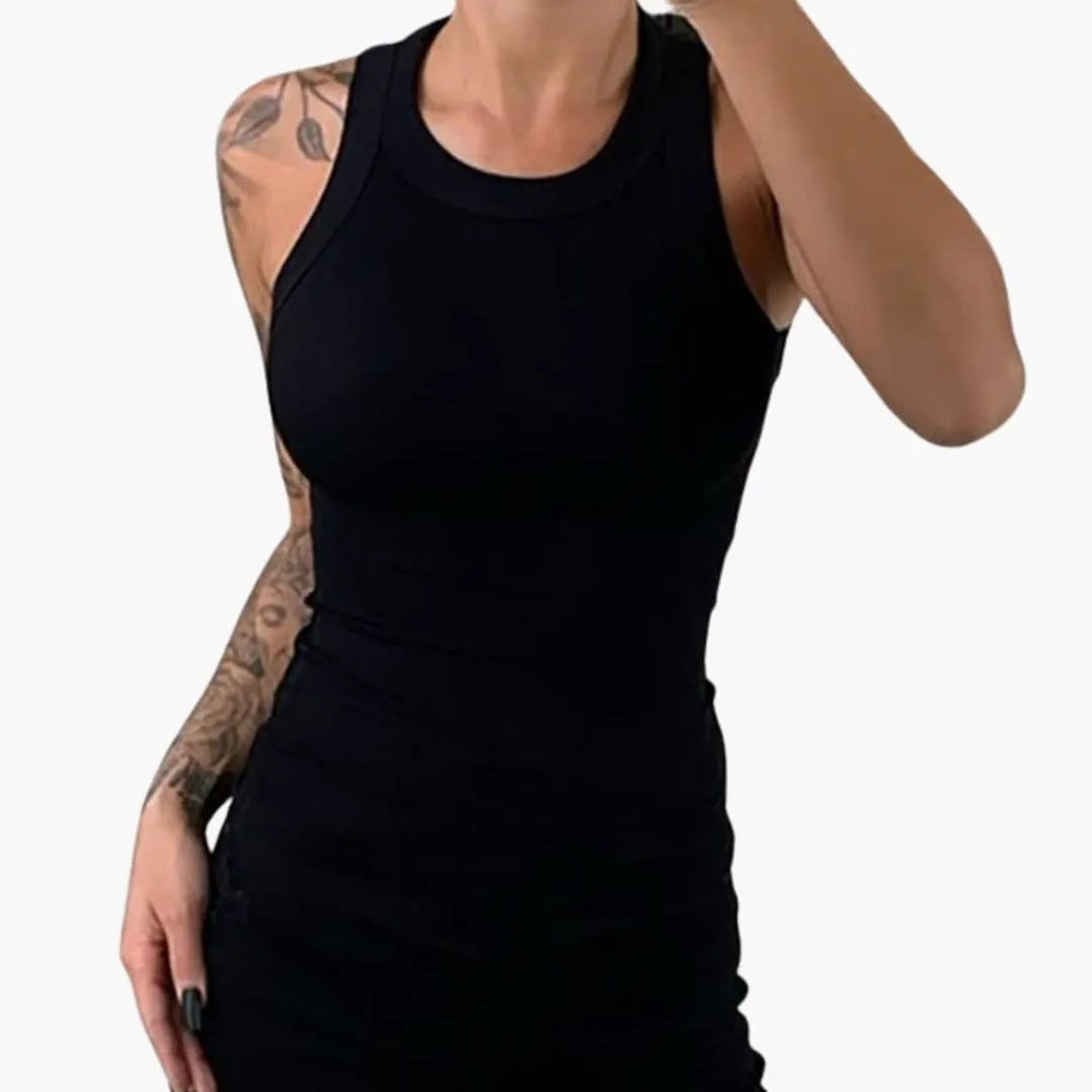 Women's Top – Sleeveless, Breathable Fabric & Slim Fit