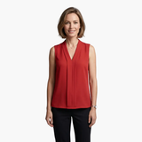 Women's Tank Top – Sleeveless Design, V-Neck Collar & Casual Fit