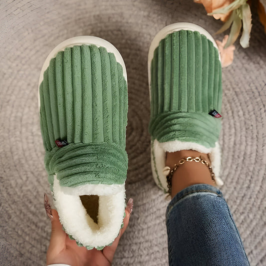 Women’s House Slippers – Indoor Non-Slip Sole & Cozy Winter Wear Design