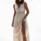 Women's Summer Dress Crochet Maxi Beach Coverup
