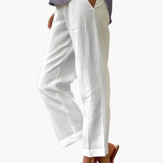 Women’s Summer Pants with Elastic Waist and Loose Fit