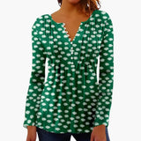 Women's Tailored Top – Cotton Blend, Crew Neck & Short Sleeves