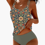 Women's Underwire Bikini Set – High-Cut Bottom & Two-Piece Beachwear