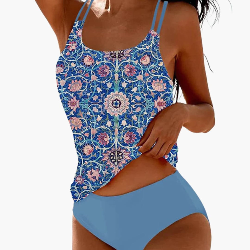 Women's Underwire Bikini Set – High-Cut Bottom & Two-Piece Beachwear