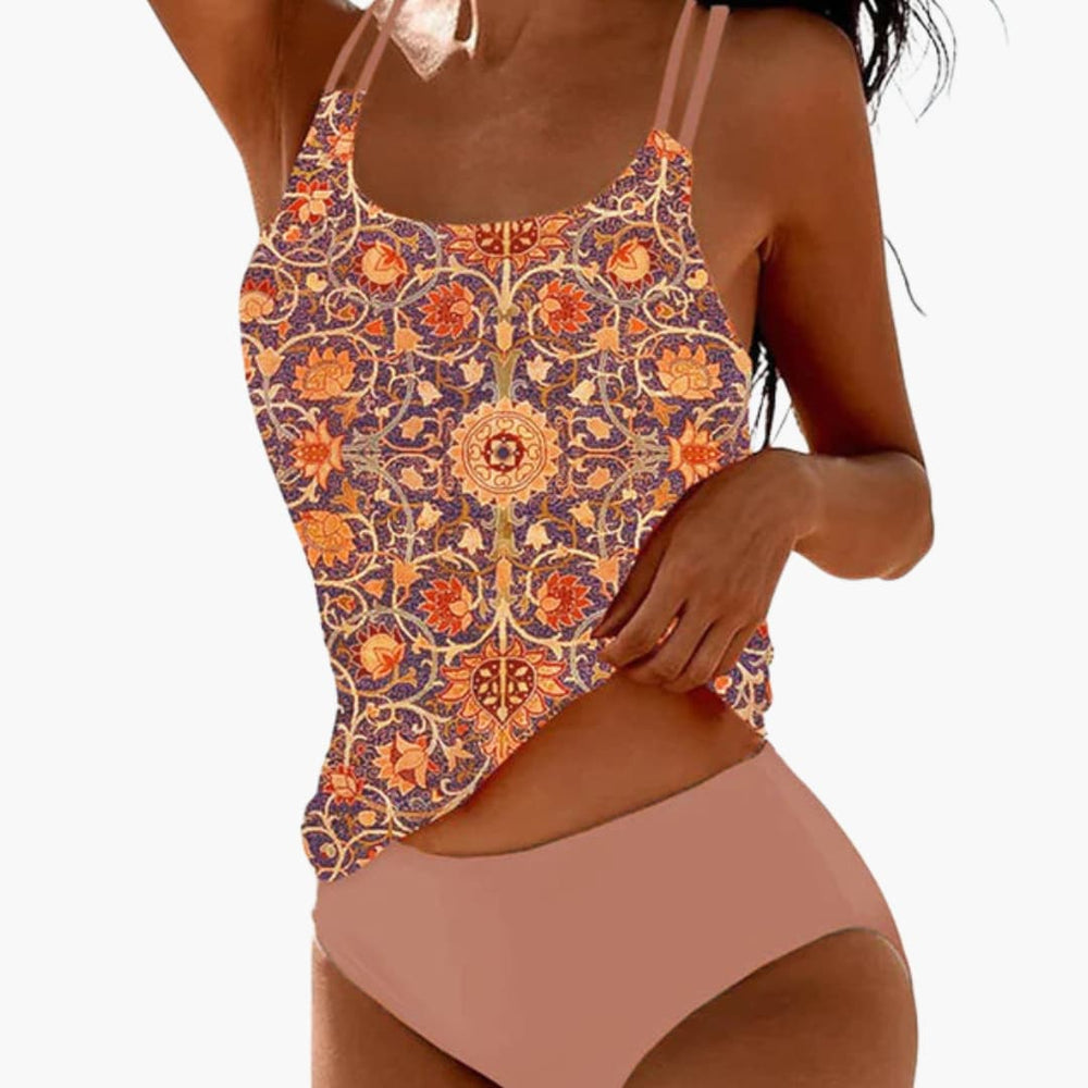 Women's Underwire Bikini Set – High-Cut Bottom & Two-Piece Beachwear