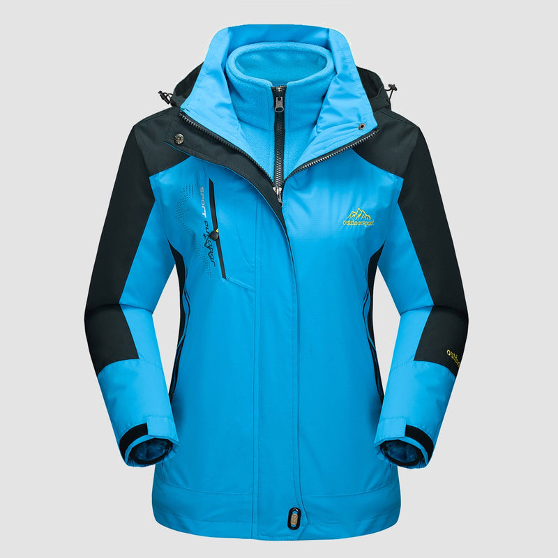 Women's 3-in-1 Waterproof Ski Jacket with Fleece Liner 12