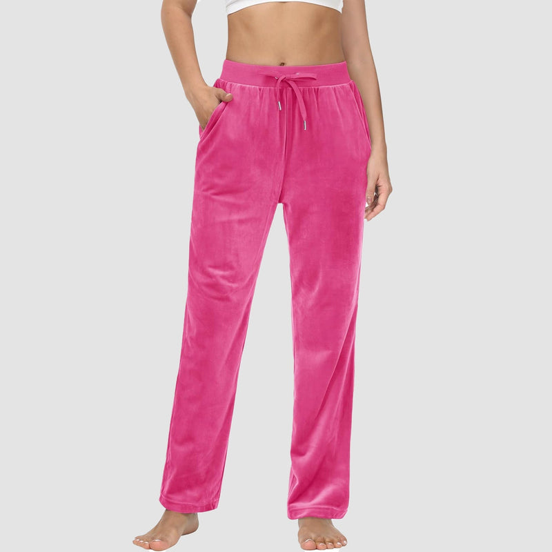 Women's Fleece Jogger Pants - Comfy Lounge & Yoga Sweatpants 11