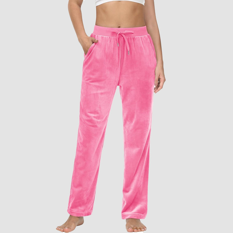 Women's Fleece Jogger Pants - Comfy Lounge & Yoga Sweatpants 17