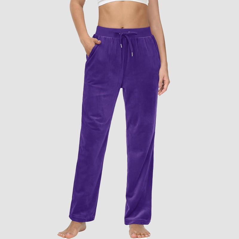 Women's Fleece Jogger Pants - Comfy Lounge & Yoga Sweatpants 3