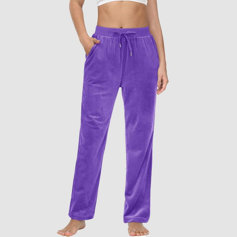 Women's Fleece Jogger Pants - Comfy Lounge & Yoga Sweatpants 7