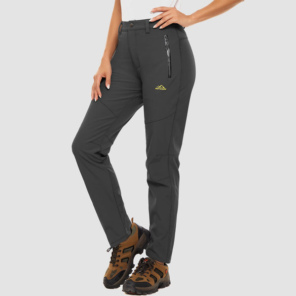 Women's Fleece Lined Water Resistant Winter Ski Pants 0