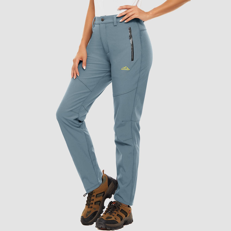 Women's Fleece Lined Water Resistant Winter Ski Pants 12