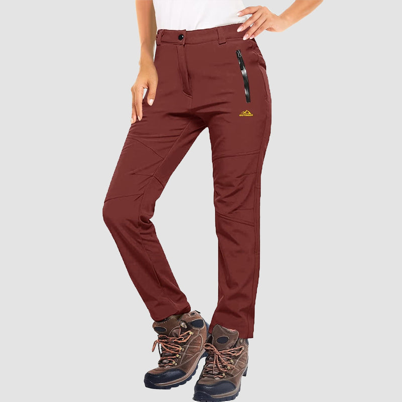 Women's Fleece Lined Water Resistant Winter Ski Pants 6