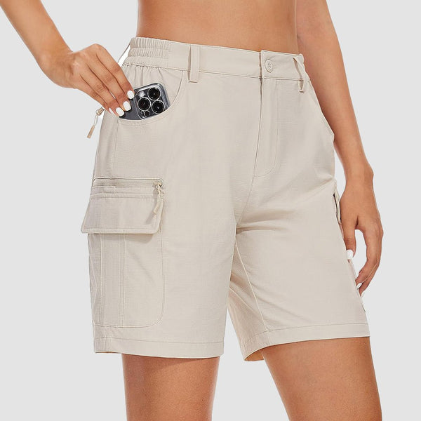 Women's Golf Shorts, Quick-Dry & Water-Resistant with 6 Pockets 0