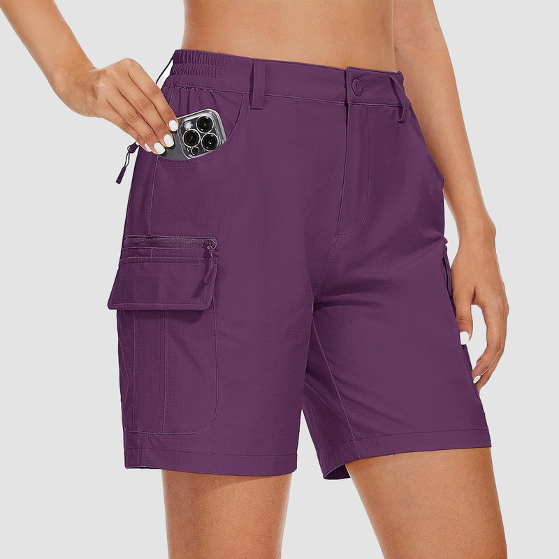 Women's Golf Shorts, Quick-Dry & Water-Resistant with 6 Pockets 9