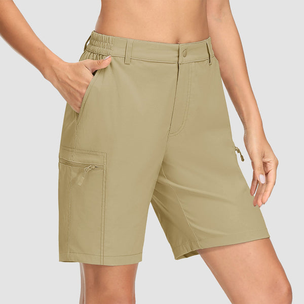 Women's Hiking Shorts - 5-Pocket Ripstop & Quick Dry 0