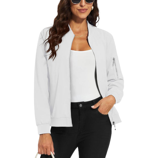 Women's Lightweight Bomber Jacket 0