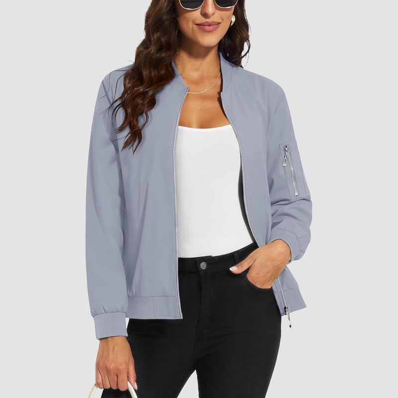 Women's Lightweight Bomber Jacket 14