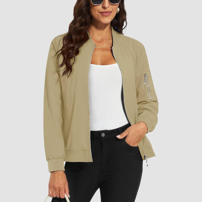 Women's Lightweight Bomber Jacket 15