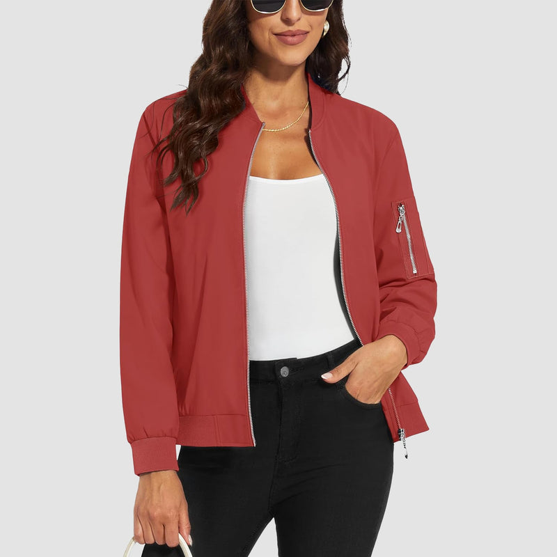 Women's Lightweight Bomber Jacket 18