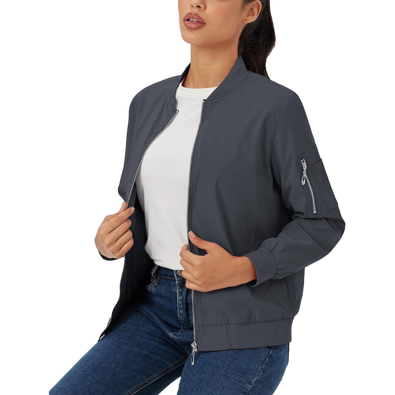 Women's Lightweight Bomber Jacket 7