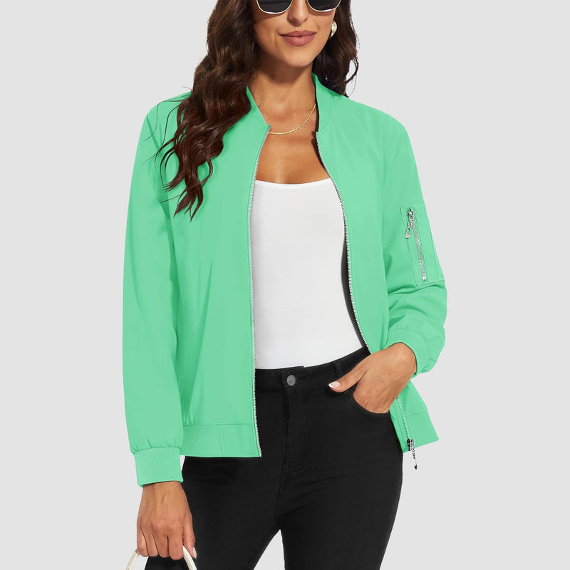 Women's Lightweight Bomber Jacket 9
