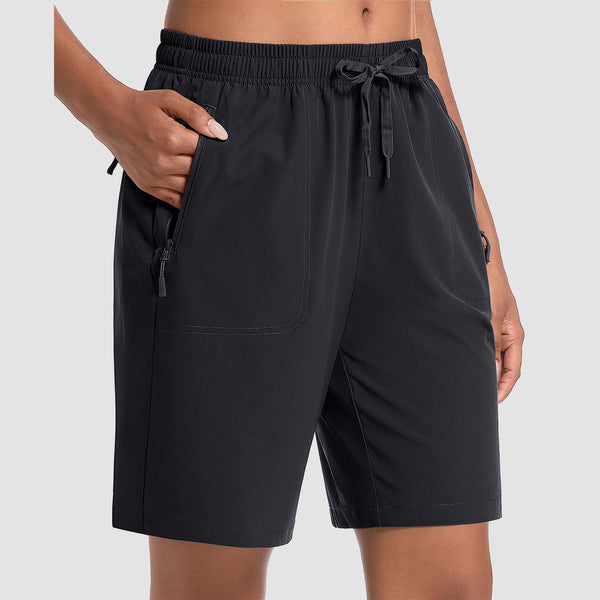 Women's Lightweight Quick-Dry Hiking Shorts with 3 Pockets 0