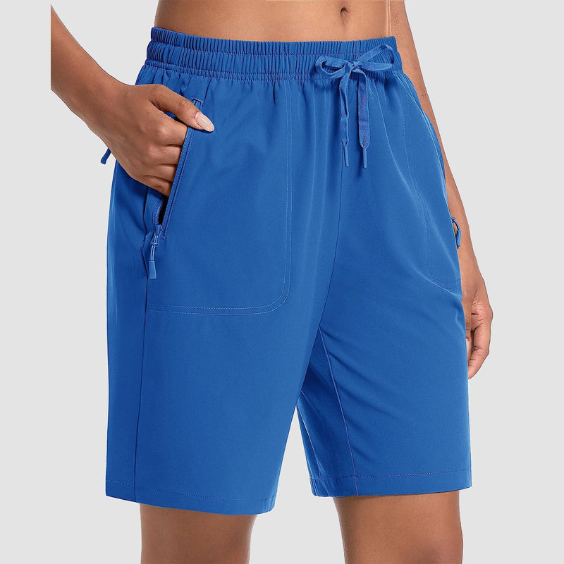 Women's Lightweight Quick-Dry Hiking Shorts with 3 Pockets 10