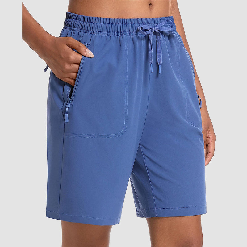Women's Lightweight Quick-Dry Hiking Shorts with 3 Pockets 11