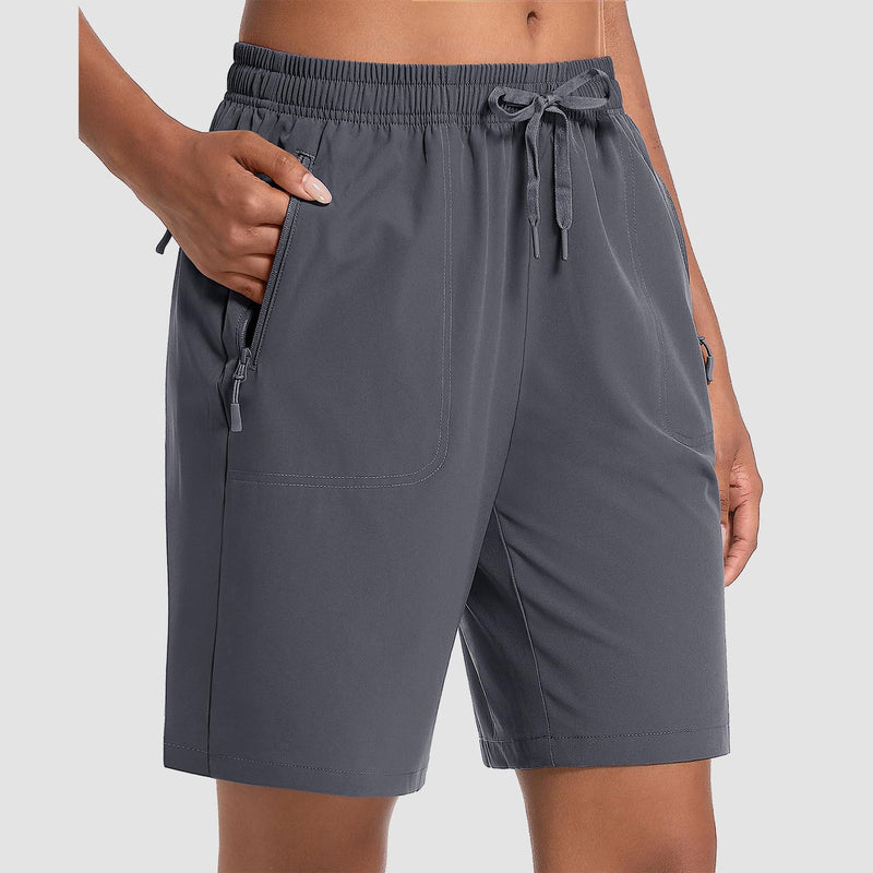Women's Lightweight Quick-Dry Hiking Shorts with 3 Pockets 13
