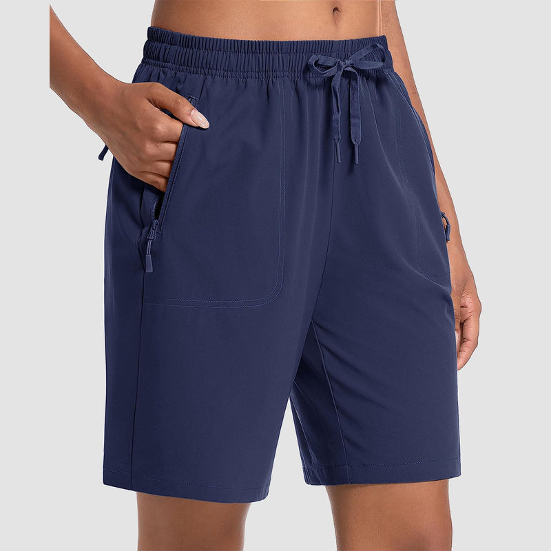 Women's Lightweight Quick-Dry Hiking Shorts with 3 Pockets 14