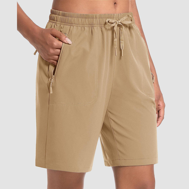 Women's Lightweight Quick-Dry Hiking Shorts with 3 Pockets 17